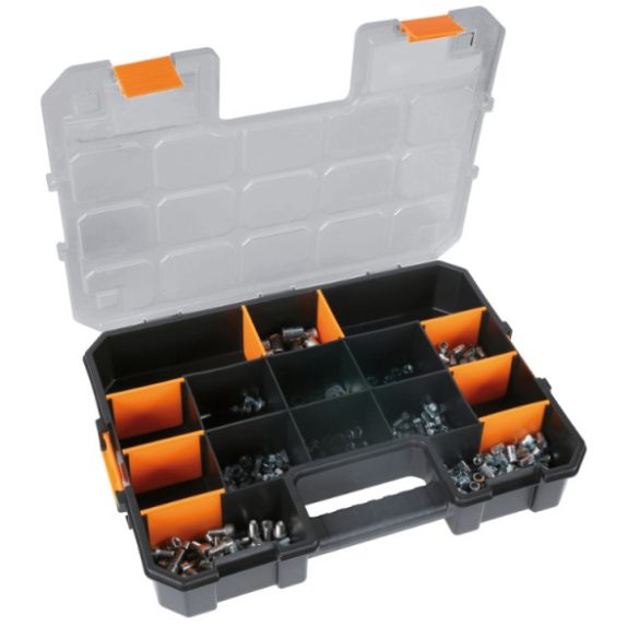Beta 2080/DL szerszámos doboz 15 darab rekesszel és 8 darab kivehető válaszfallal