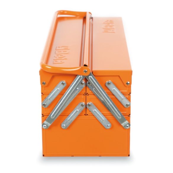 Beta 2120VU/4 Ötrekeszes szerszámos láda fémlemezből 80 db szerszámmal