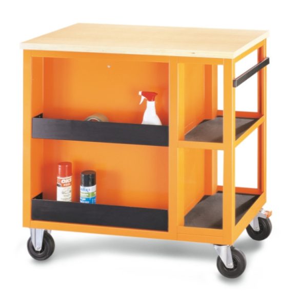 Beta C24XL - 2400XL 7 fiókos szerszámkocsi oldalsó tárolóval