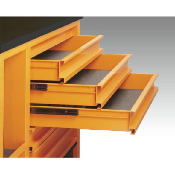 Beta C24XL - 2400XL 7 fiókos szerszámkocsi oldalsó tárolóval