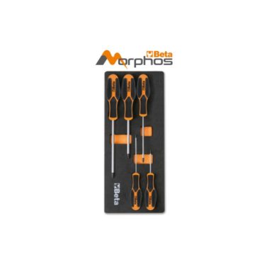  Beta M172MH EVA habszivacs tálca Morphos csavarhúzókkal keresztfejű Phillips® csavarokhoz