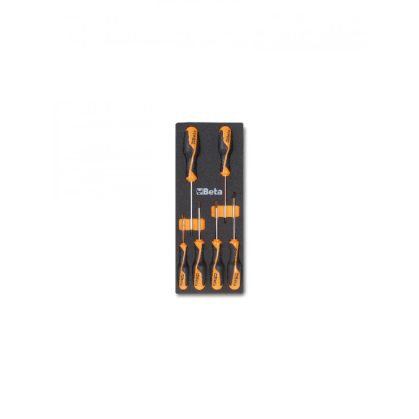 Beta M204 lágy hőformált tálca 6 darabos 1267TX Torx csavarhúzó készlettel