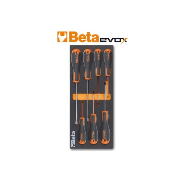 Beta M218 puha hőformált tálca 7 darabos BetaEasy csavarhúzó készlettel