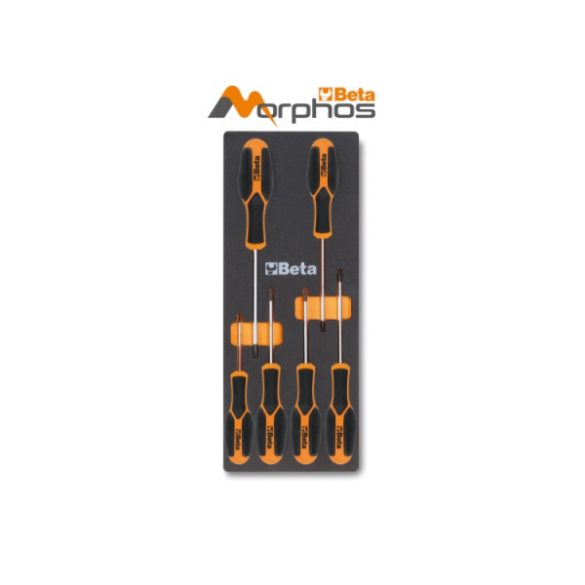 Beta M204MH EVA habszivacs tálca Morphos csavarhúzókkal Torx® csavarokhoz