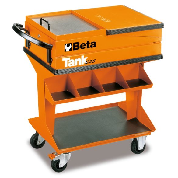 Beta C25 - 2500 Tank polcos szerszámkocsi – narancssárga színben