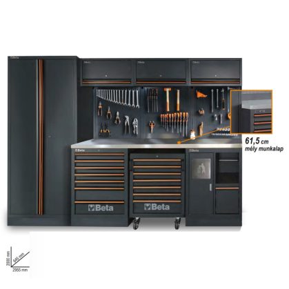   Beta C45PRO 2.0 X/268UT műhelyberendezés 268 részes Beta Worker szerszámkészlettel