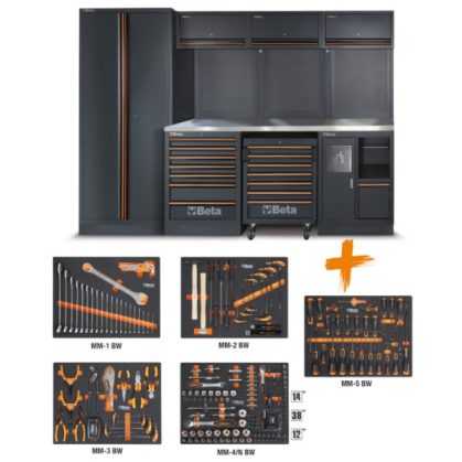   Beta C45PRO 2.0 X/268UT műhelyberendezés 268 részes Beta Worker szerszámkészlettel