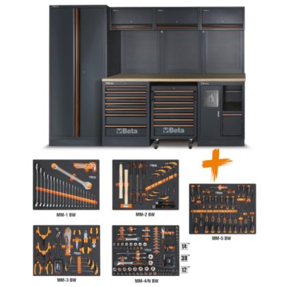   Beta C45PRO 2.0 W/268UT műhelyberendezés 268 részes Beta Worker szerszámkészlettel