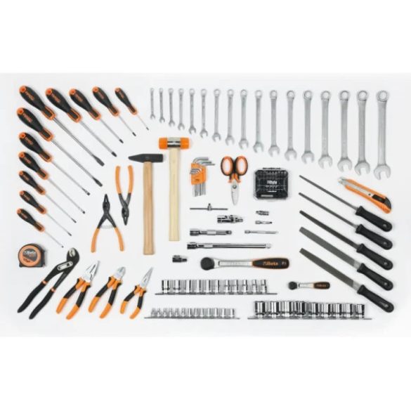 Beta C45PRO 2,0 AX műhelybútor-kombináció 157 Beta Worker univerzális szerszámból álló választékkal