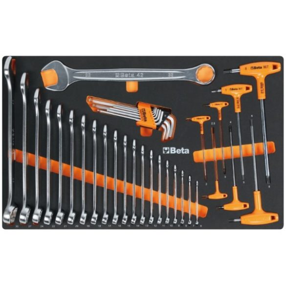 Beta RSC50 2.0 D/224UT professzionális műhelyberendezés összeállítás munkalappal és 224 darabos szerszámkészlettel