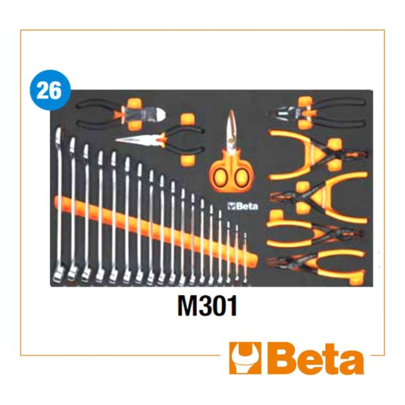 Beta RSC50 2.0 D/223UT műhelyberendezés + 223 db szerszám