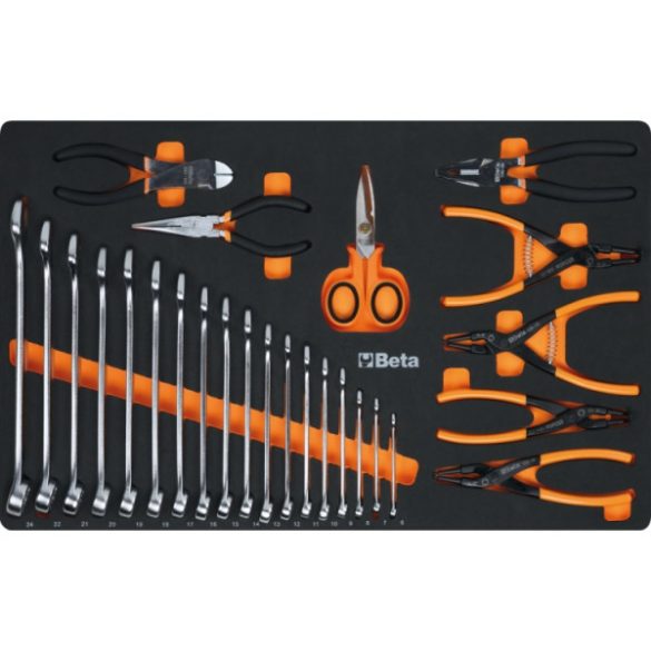 Beta RSC50 2.0 D moduláris műhelyberendezés faliszekrényekkel és 223 darabos Beta szerszámkészlettel