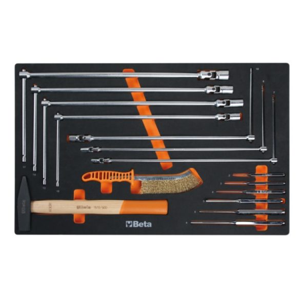 Beta RSC50 2.0 D moduláris műhelyberendezés faliszekrényekkel és 223 darabos Beta szerszámkészlettel