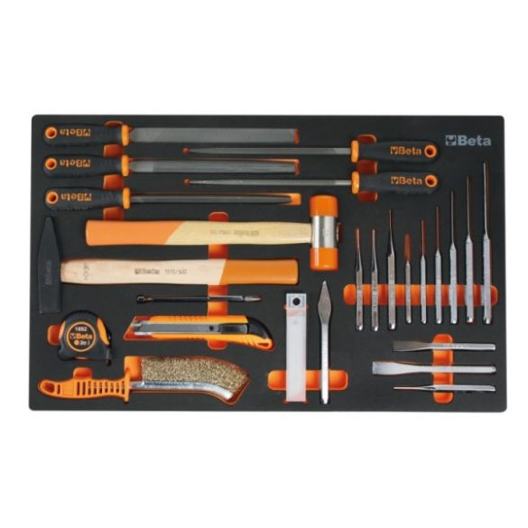 Beta RSC50 2.0 F/411UT professzionális műhelyberendezés 411 darabos szerszámkészlettel és munkalappal