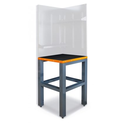   Beta C55KAI-G Sarok munkalap műhelyberendezés összeállításhoz, 700x700 méret lábakkal