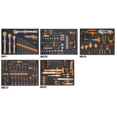 Beta 5945VUM 199 darabos professzionális szerszámkészlet puha EVA habszivacs tálcában