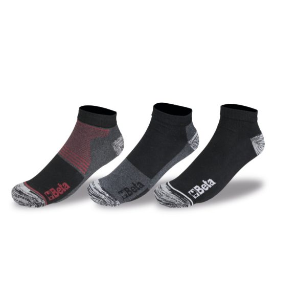 Beta 7430T 3 pár sneaker zokni
újrahasznosított pamutból