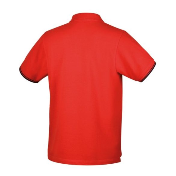 Beta 7547R Három gombos pólóing, 100% pamut, 200 g/m2, piros