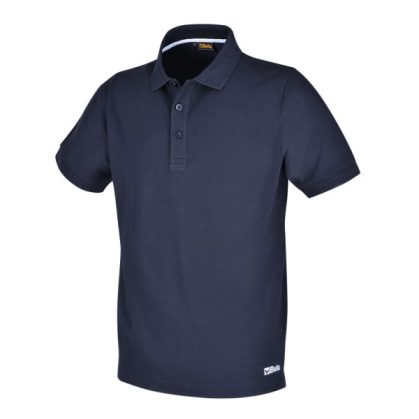   Beta 7552BL Három gombos munka pólóing, piqué pamut, 200 g/m3, kék