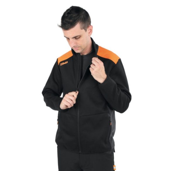 Beta 7565NG Hosszú ujjú felső, hosszú cipzáras, antracitszürke betétekkel/munkaruha