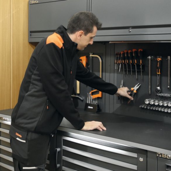 Beta 7565NG Hosszú ujjú felső, hosszú cipzáras, antracitszürke betétekkel/munkaruha