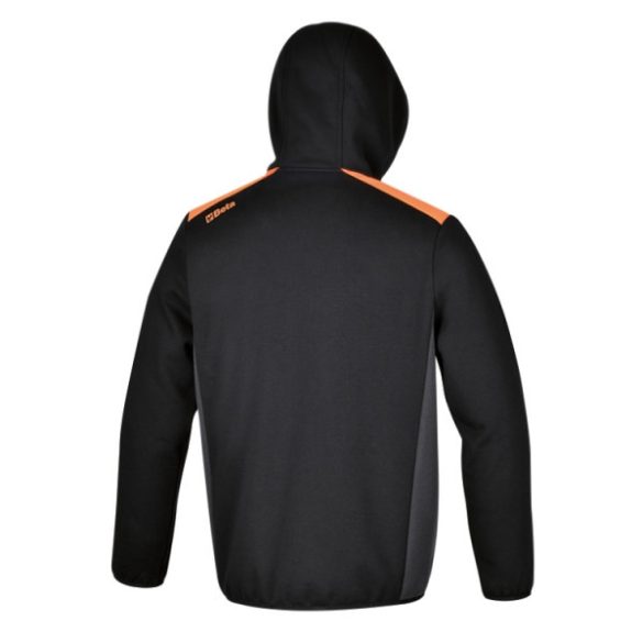 Beta 7566NG Hosszú cipzáras kapucnis felső, antracitszürke betétekkel/munkaruha