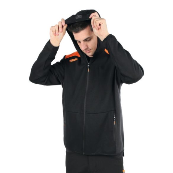 Beta 7566NG Hosszú cipzáras kapucnis felső, antracitszürke betétekkel/munkaruha