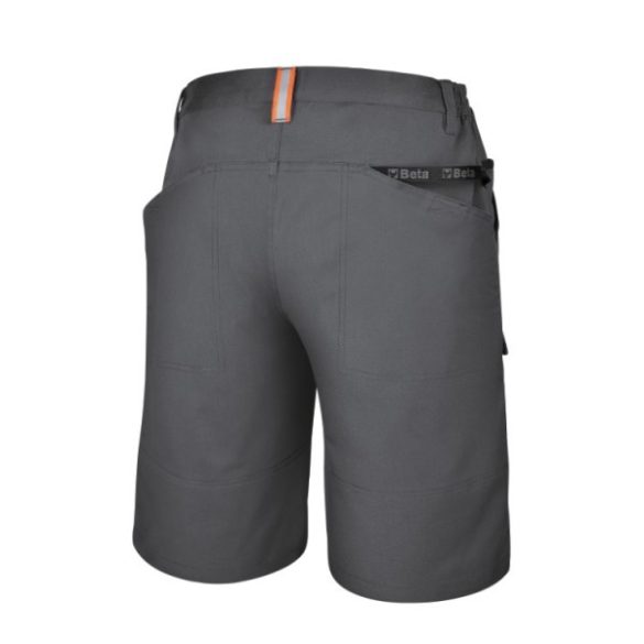 Beta 7931MG Bermuda munkanadrág, 100% pamut, szürke