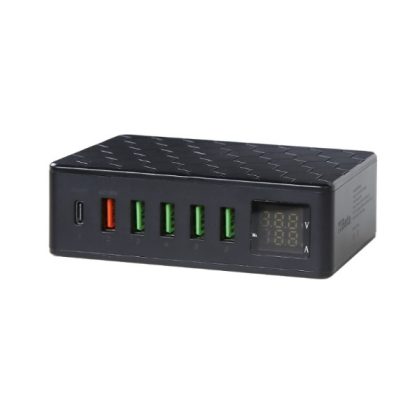   Beta 9545MPC Multiport töltőállomás, 6 USB aljzattal több eszköz egyidejű töltésére.