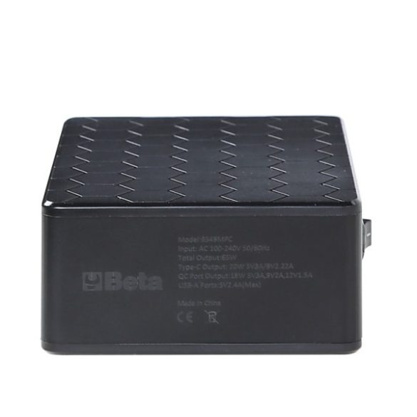 Beta 9545MPC Multiport töltőállomás, 6 USB aljzattal több eszköz egyidejű töltésére.