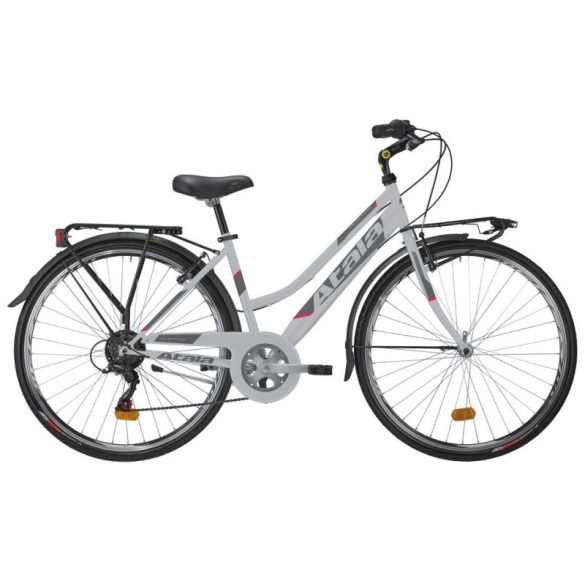 Beta 9599CB-WN Atala® city bike, alumínium váz, 6 sebességes Shimano® váltó, V-Brake® fék, 28" alumínium kerekek, szürke