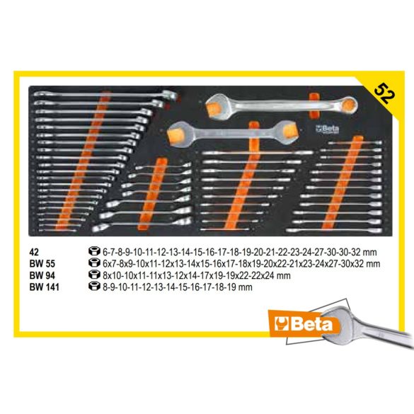 BetaWorker 2400 RSC24AXXL 8 fiókos hosszú szerszámkocsi 1061 darabos szerszámkészlettel