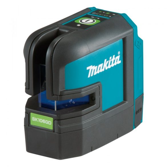 Makita SK106GDZ 12Vmax CXT Li-ion kereszt és pont lézer ZÖLD Z