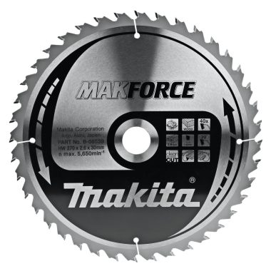 Makita B-08539 körfűrészlap Makforce 270x30mm Z40