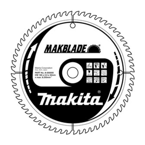 Makita körfűrészlap Makblade 250/30mm Z60