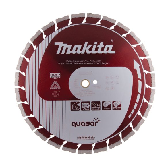 Makita B-13471 400mm gyémánttárcsa QUASAR 3DDG szegmentált
