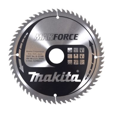 Makita B-32390 körfűrészlap Makforce 190x30mm Z60