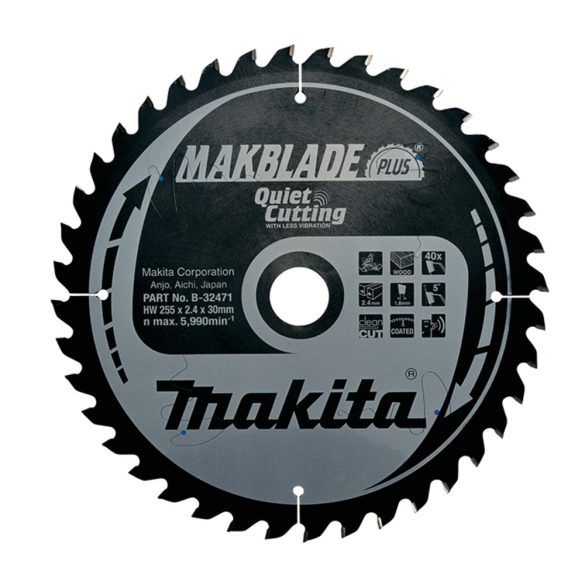 Makita körfűrészlap Makblade plus 255x30 mm Z40