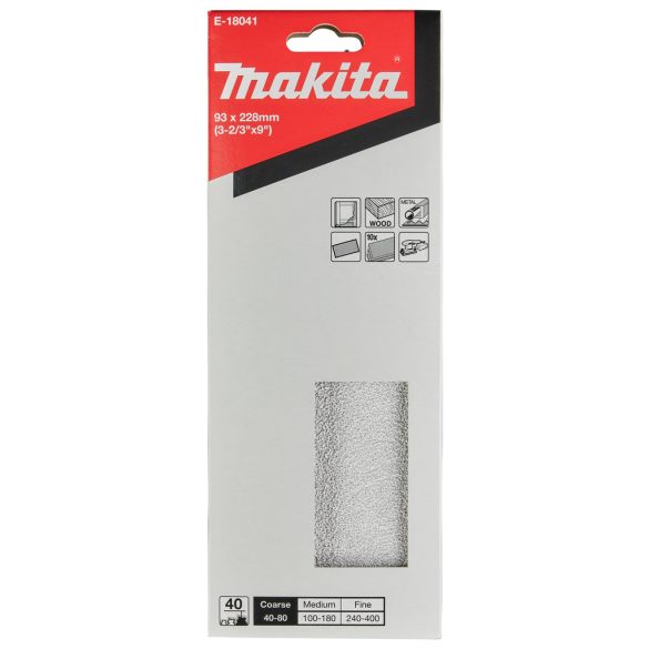 Makita 93x228 mm csiszolópapír A40 10 db