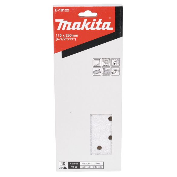 Makita 115x280 mm csiszolópapír A40 10 db