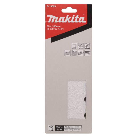 Makita 93x185 mm csiszolópapír tépőz. A40 10 db