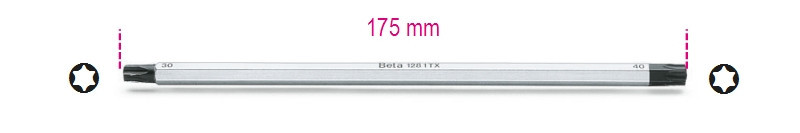 Beta 1281TX/1 Cserélhető csavarhúzószár Torx®-csavarokhoz